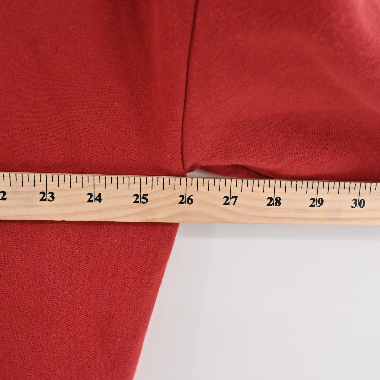 Jerzees Womens Puff Paint Sweatshirt Size XL Grandmacore Red Maglolias Cardigan