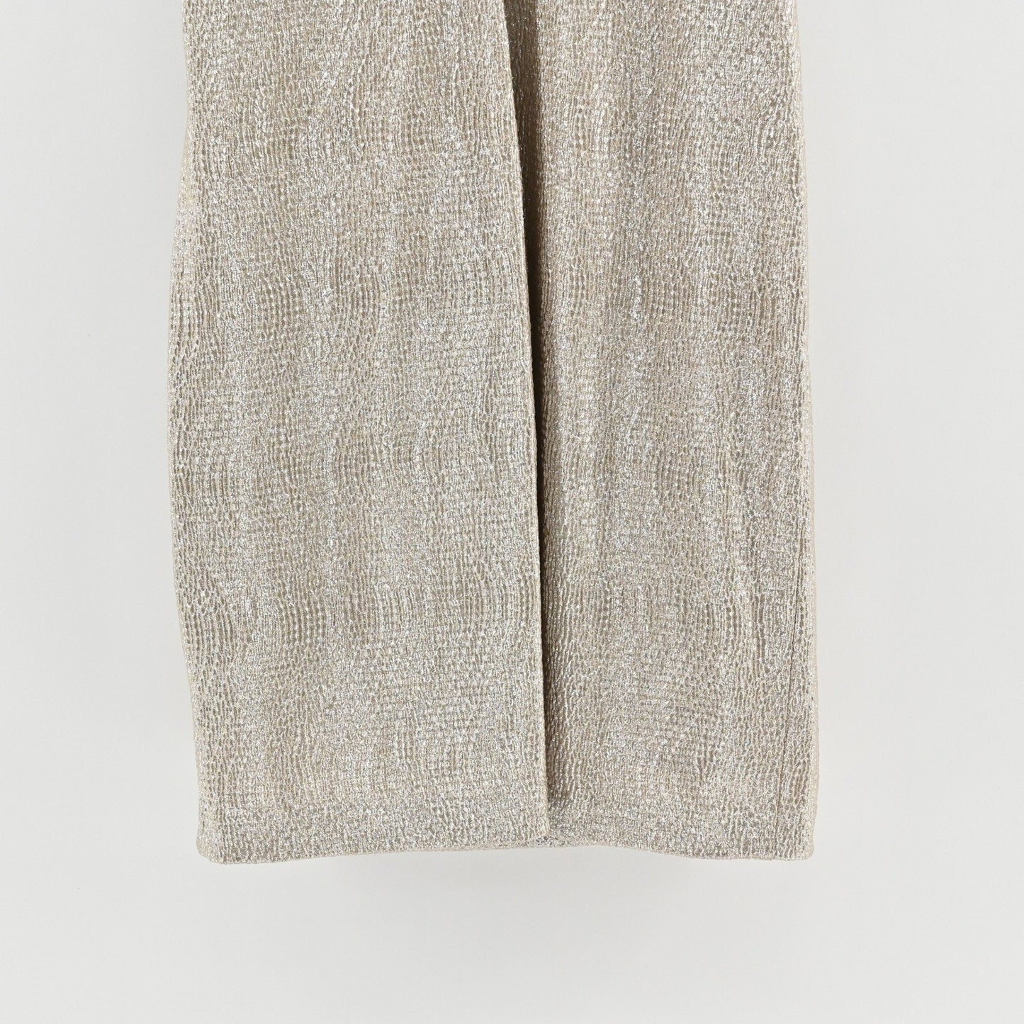 Ralph Lauren Metallic Faux Wrap Dress Size 10P Gold Sleeveless Sheath Cocktail