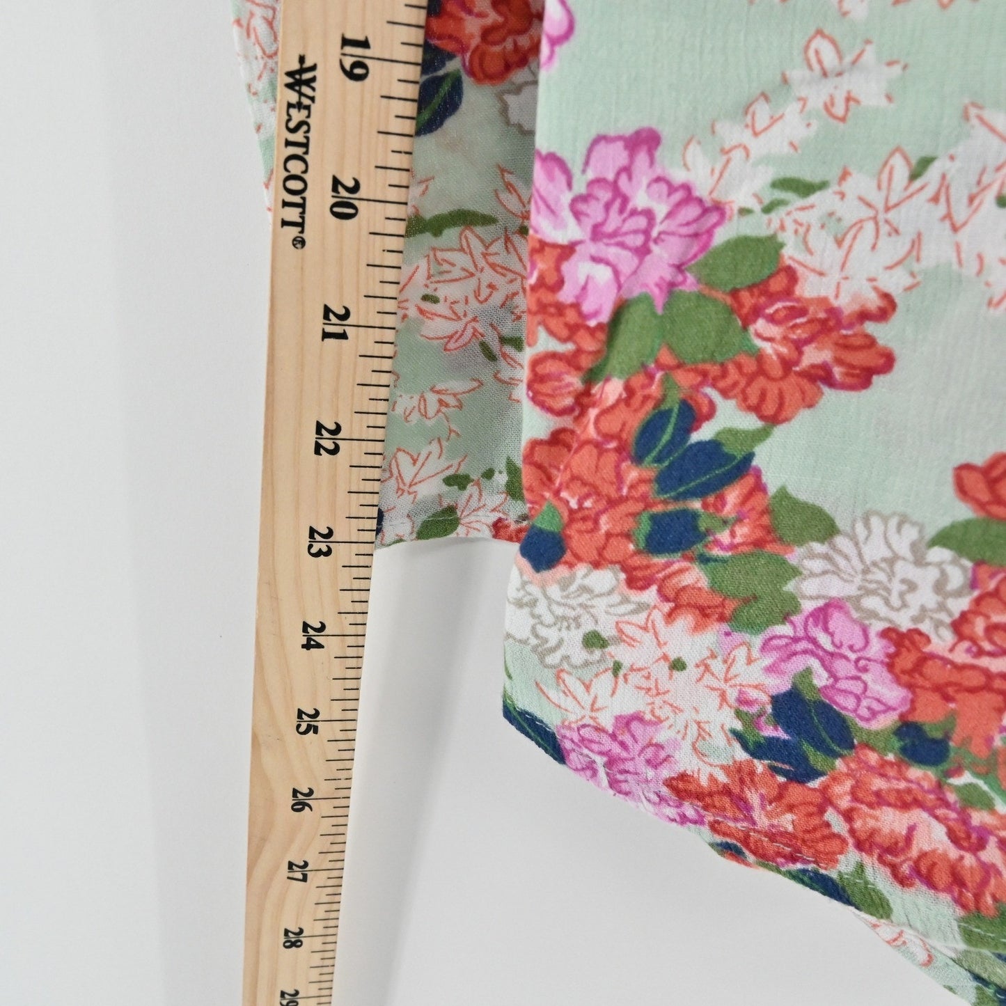 Anthropologie MEADOW RUE Womens Top Size 2 Whimsical Sleeveless Green Floral