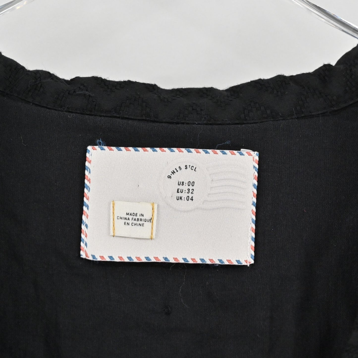 Anthropologie Postmark Four Corners Black Dress Size 00 Button Front Pleated