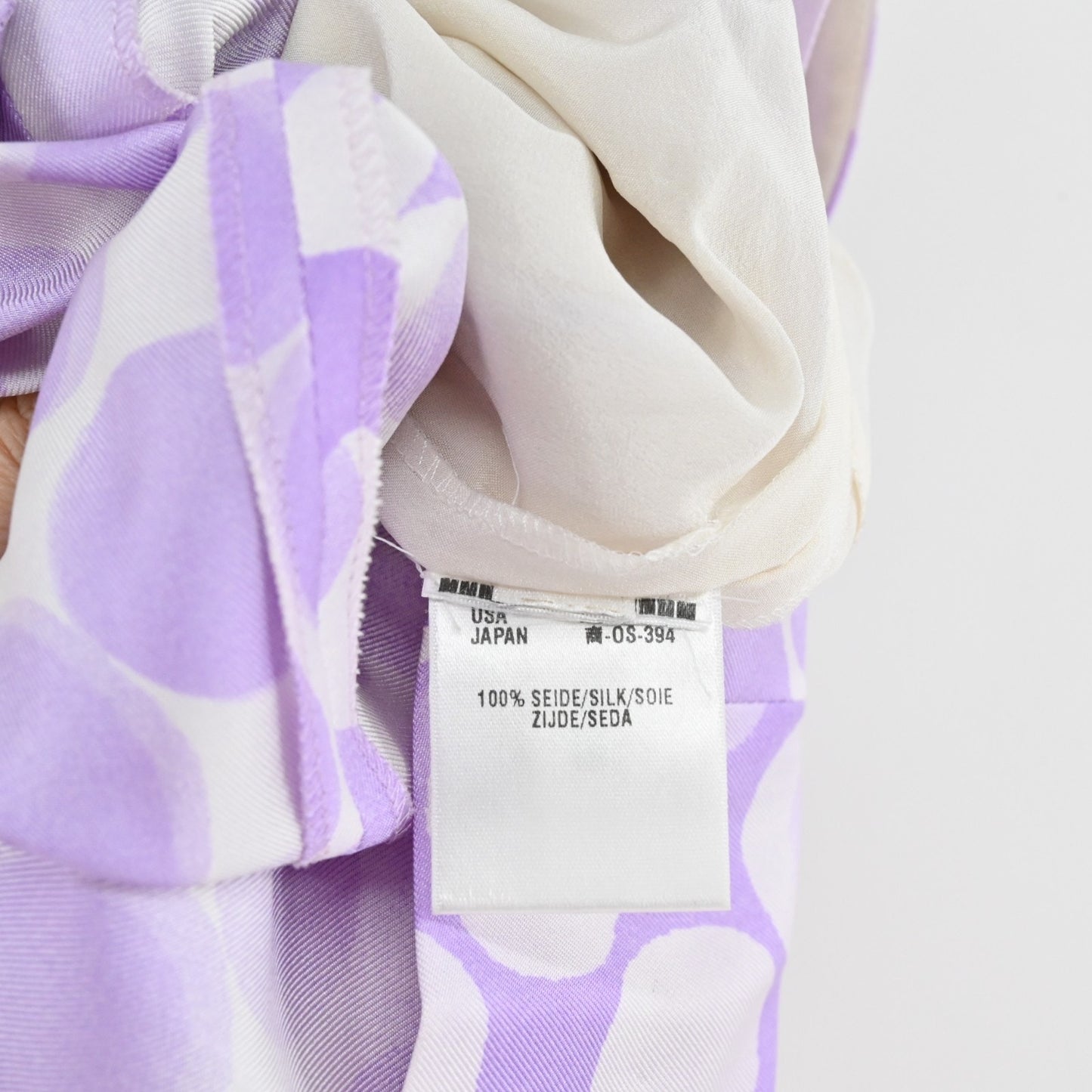 ESCADA Womens Silk Polka Dot Dress Size 42 Lavender Purple Shift Sleeveless NEW