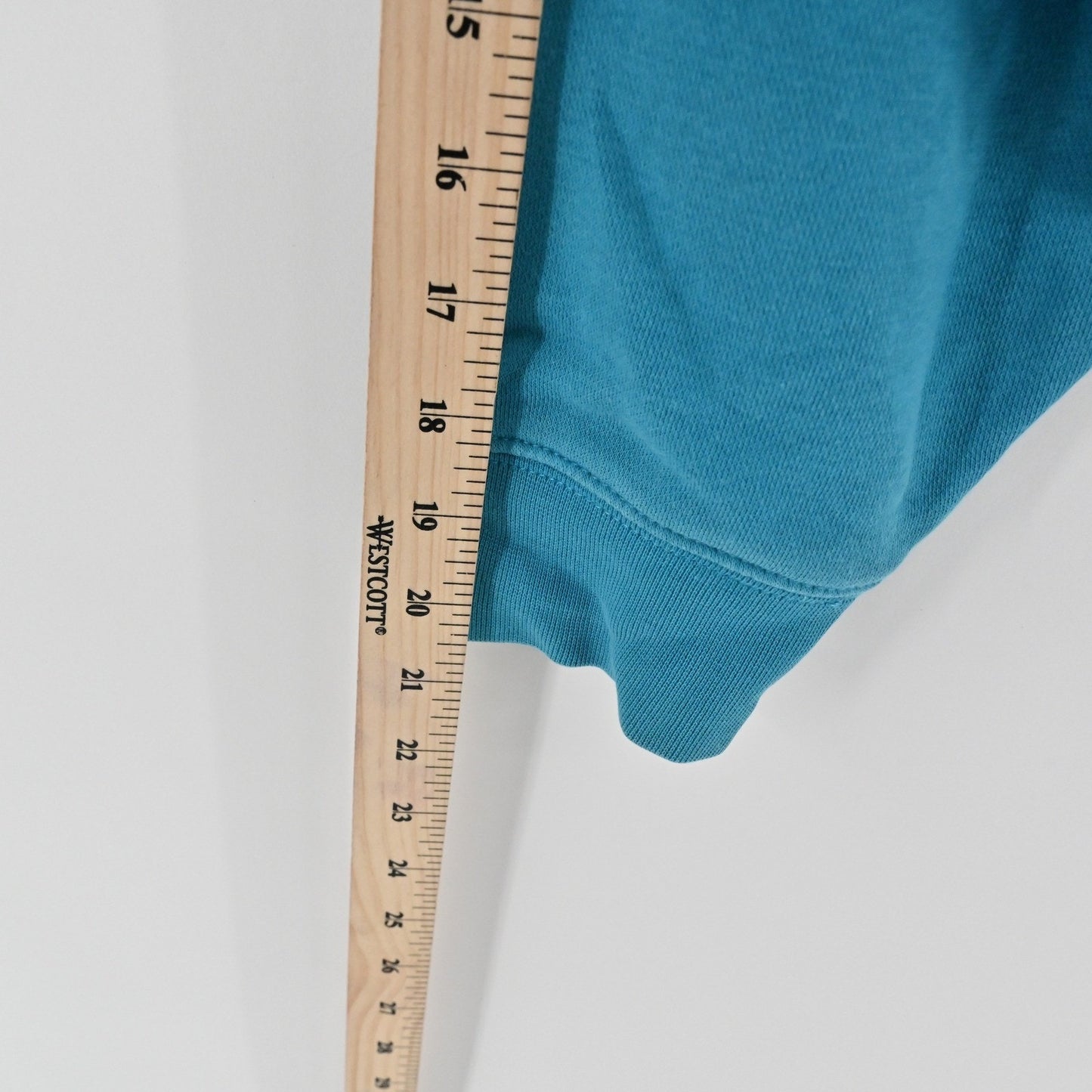 Nike Womens Phoenix Fleece Crewneck Sweatshirt Size XS Blue Cropped Athleisure