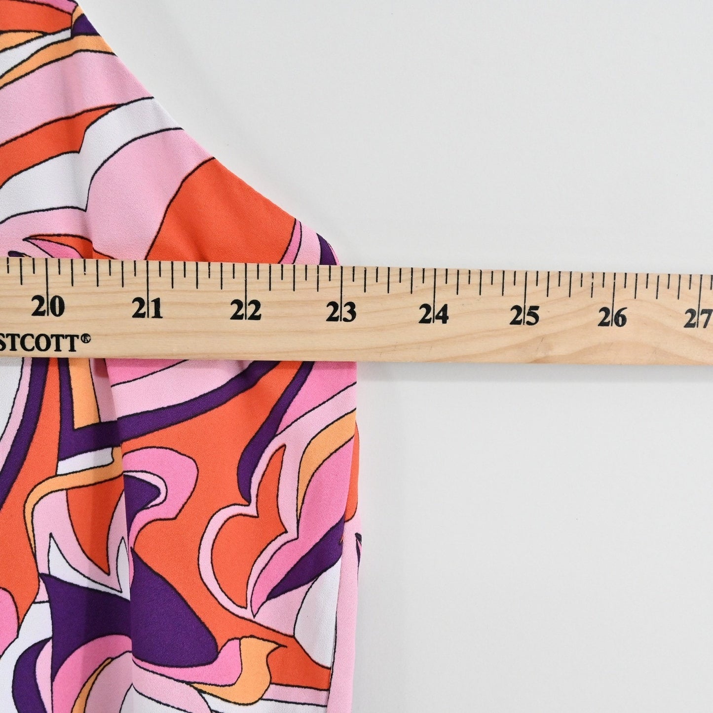 Express Halter Maxi Dress Size M Groovy Dopamine Funky Pink Orange Purple Swirl