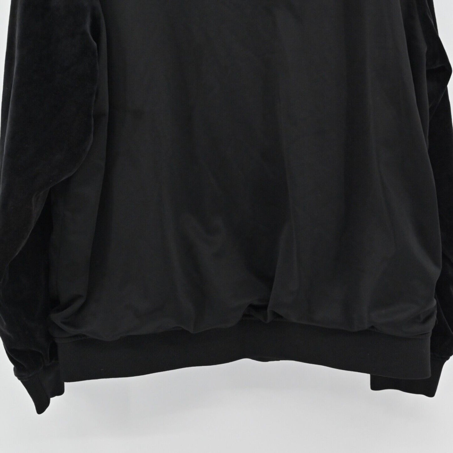 Vtg COOGI Jacket Mens Size 3XL Velour Track Black Full Zip Embroidered Retro 90s