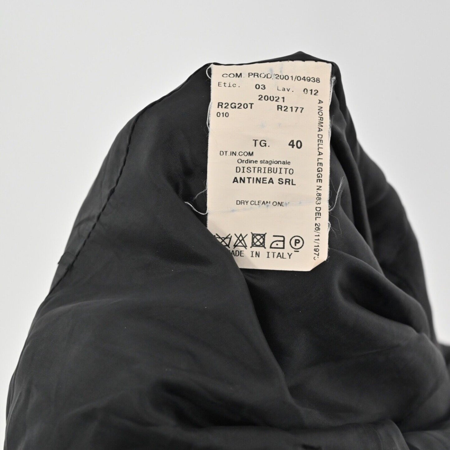 Vtg EMPORIO ARMANI Blazer Womens Size 6 Black Polka Dot 3/4 Sleeve Career 80s