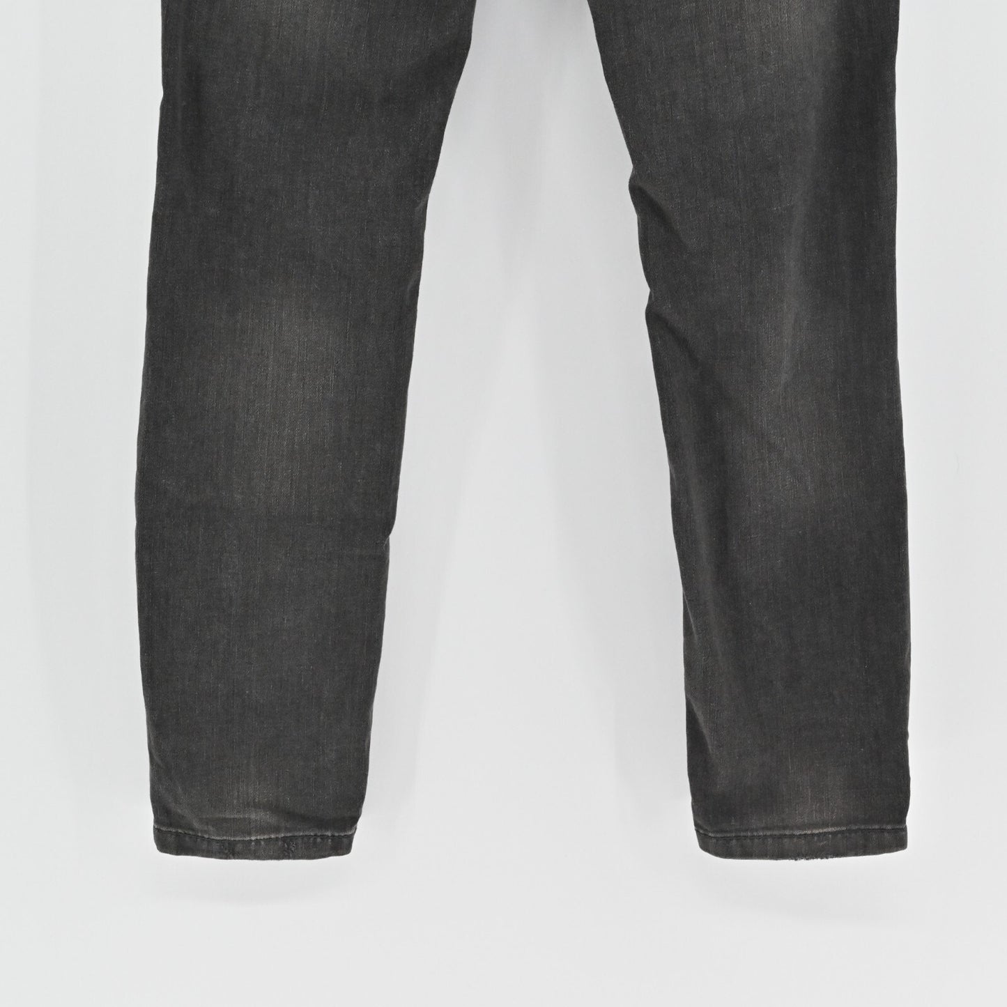 FREE PEOPLE Jeans Womens Sz 28 Coal Miners Washed Black Distressed Boho Festival