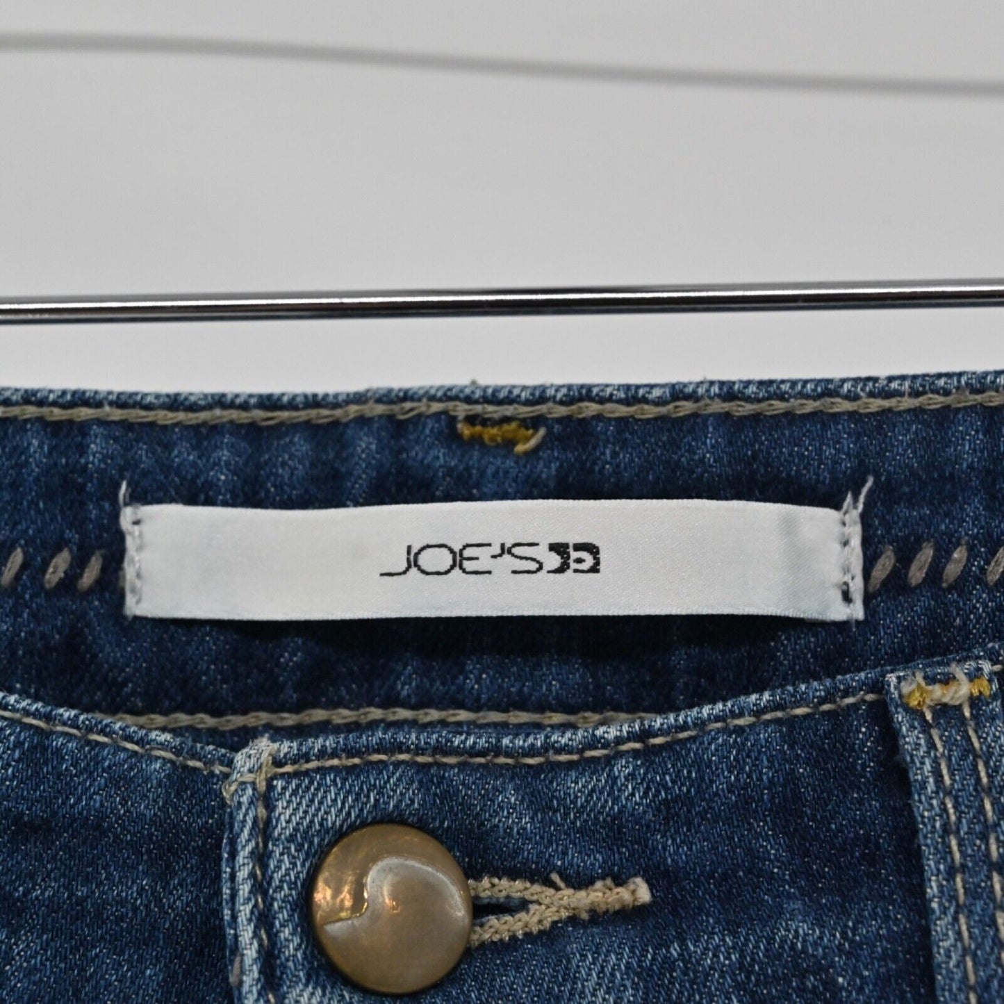 JOES JEANS Jeans Womens Size 26 Dark Bleach Wash Bootcut Low Rise Stretch Grunge