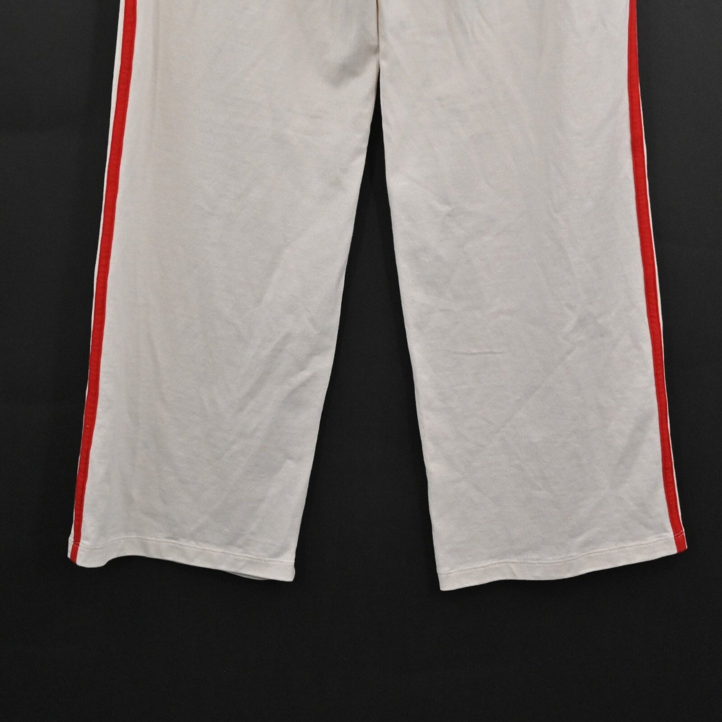 ADIDAS Originals Resort Wide Leg Trousers Womens XS Trefoil Track Pants Red Logo
