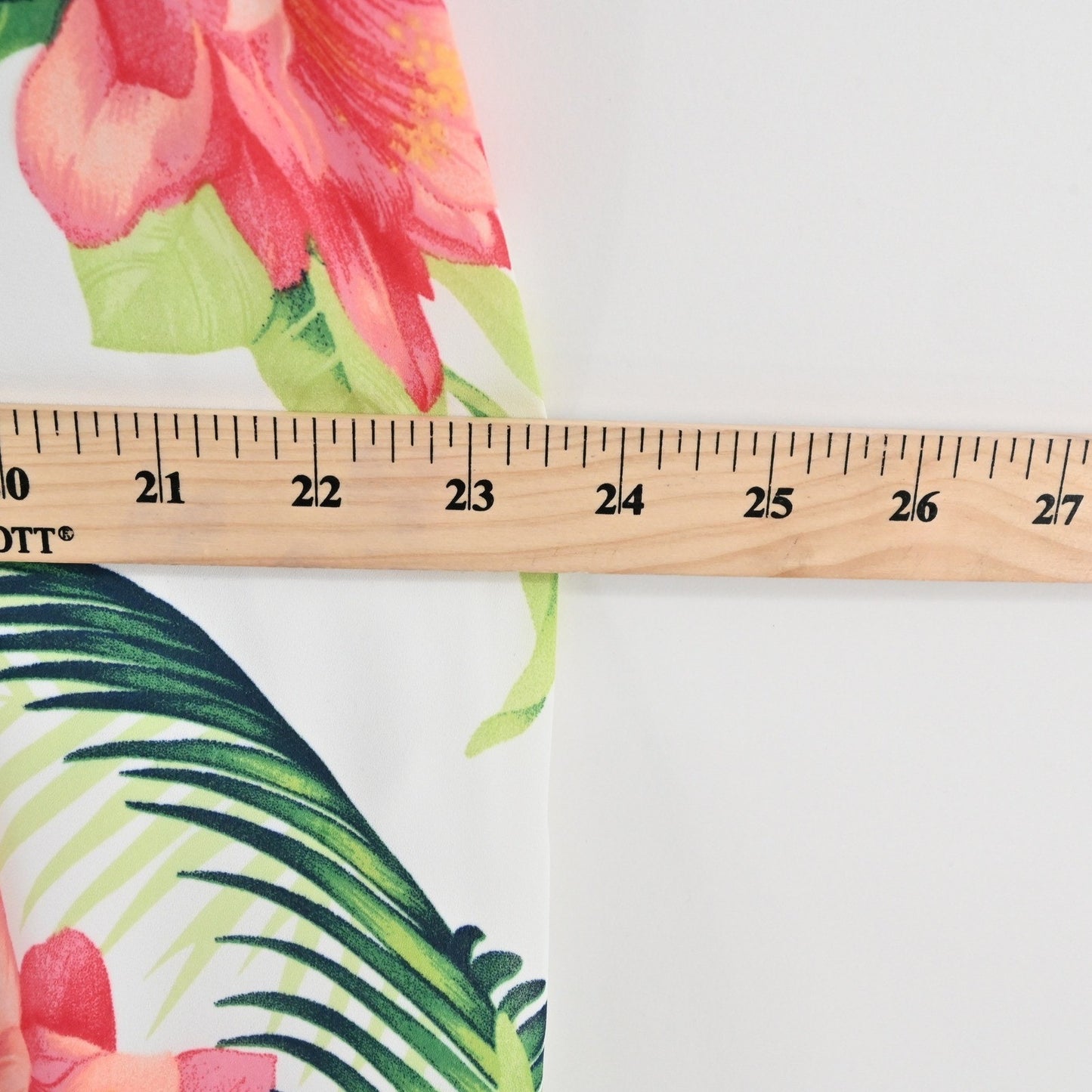 Tommy Bahama Maxi Dress L White Floral Tropical Ruffle High Low Vibrant Vacation