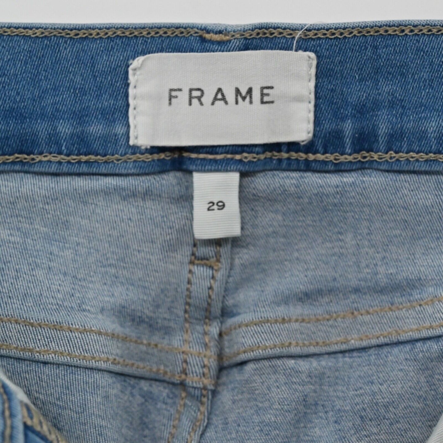 FRAME Jeans Women Sz 29 Medium Wash High Rise Le Sylvie Slender Straight Stretch