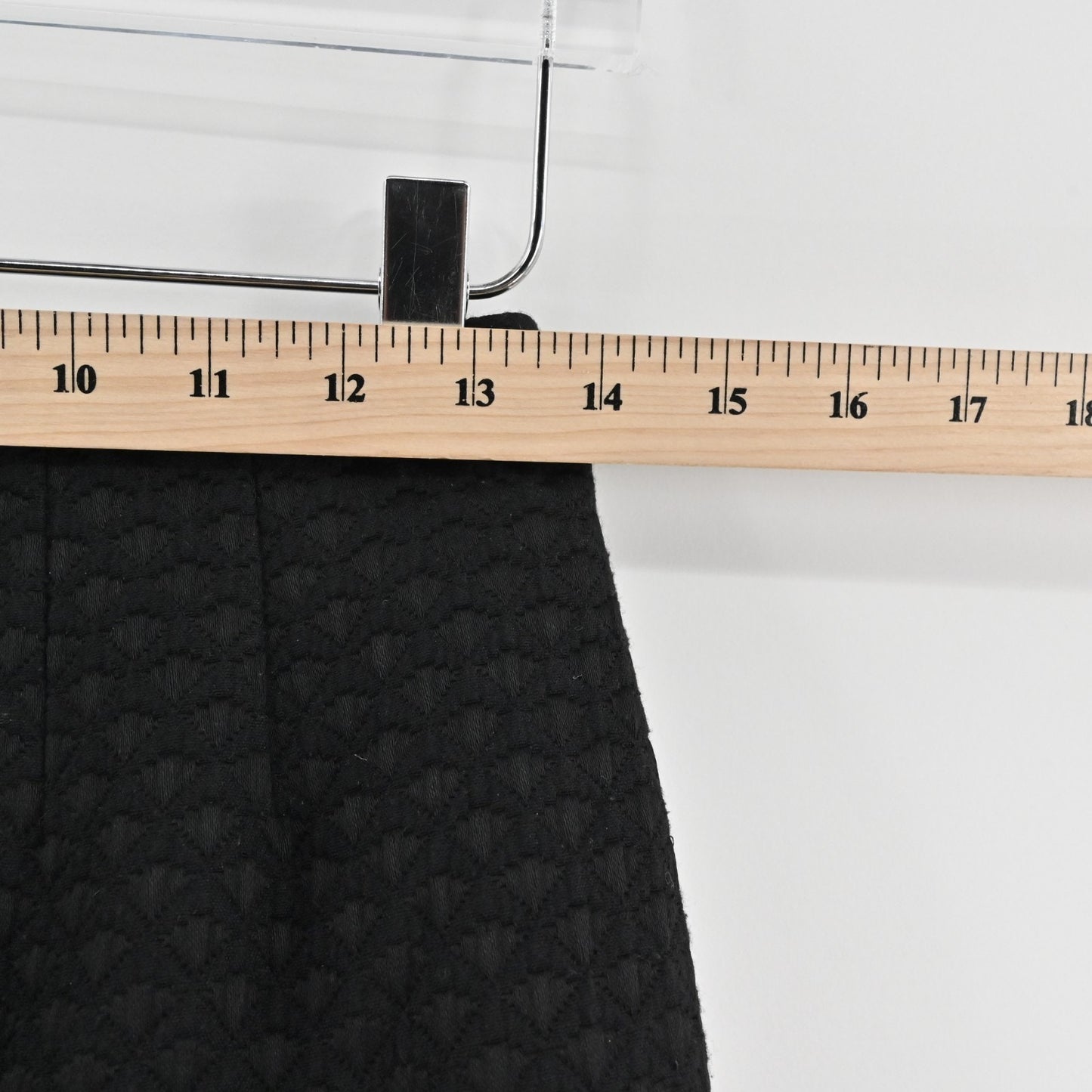 Linda Allard Ellen Tracy Pencil Skirt Size 8 Petite Textured Black Straight Work