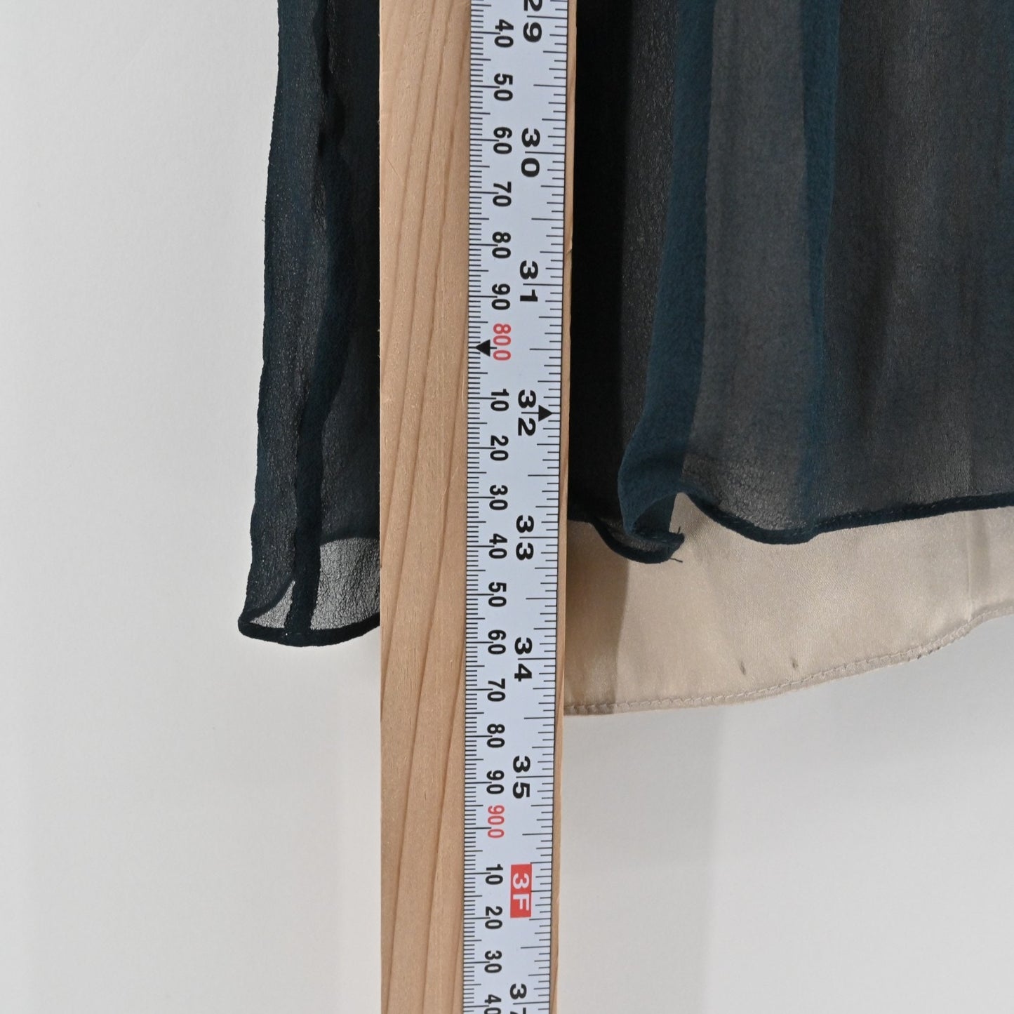 Niteline Silk Chiffon Beaded Dress Size 2 Black Sleeveless Empire Waist Cocktail