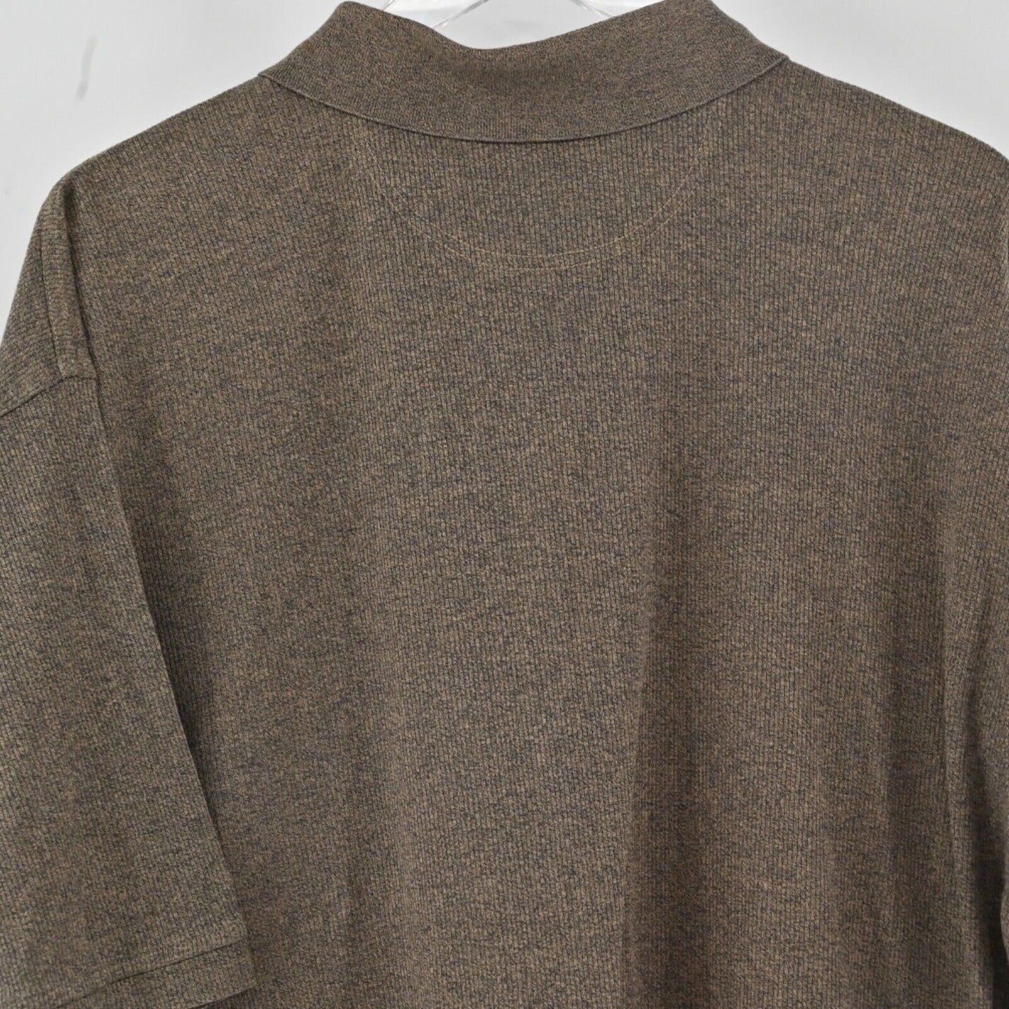 Vtg CALLAWAY Polo Mens Sz XL Brown 100% Cotton Golf Collection Short Sleeve 90s