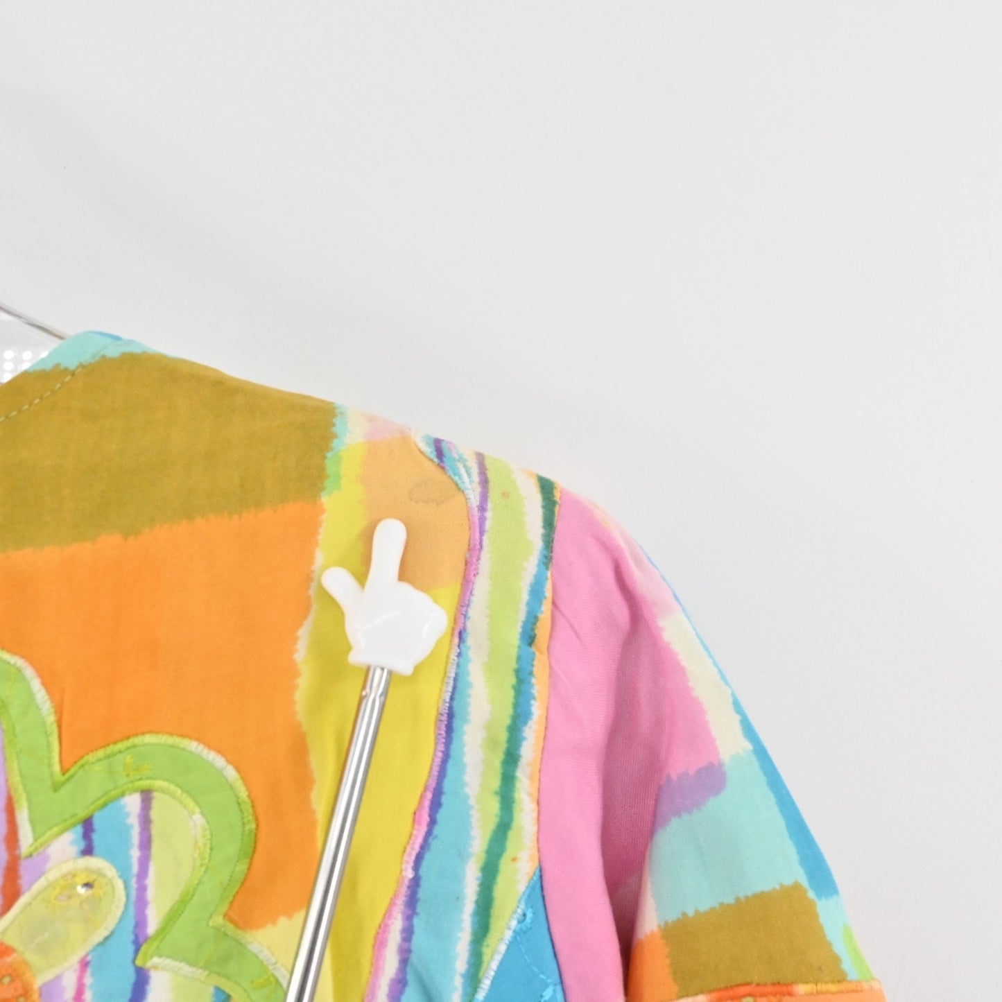 Vtg COLDWATER CREEK Floral Sequin Womens Jacket Size S Hippie Colorful Retro 90s