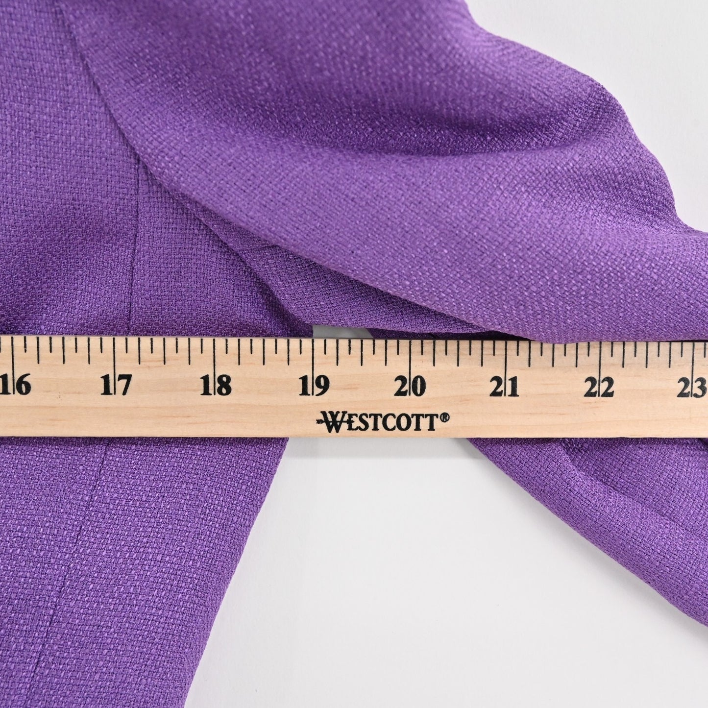 Vtg NIPON BOUTIQUE Skirt Suit Set Sz 2P Purple Floral Embroidered Art Statement