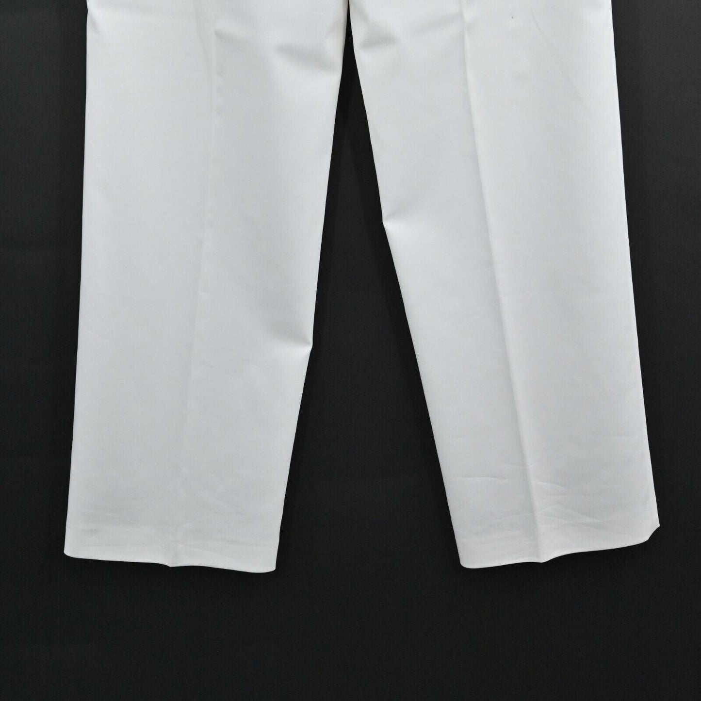 LES COPAINS Pants Womens Size 46 Sailor Button Milk White Solid High Rise NEW