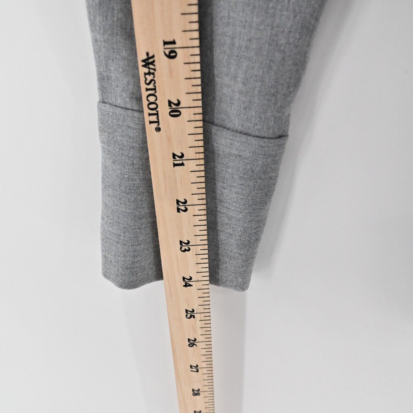 THEORY Top Womens Size P Solid Gray Long Sleeve Hidden Button Front Collar