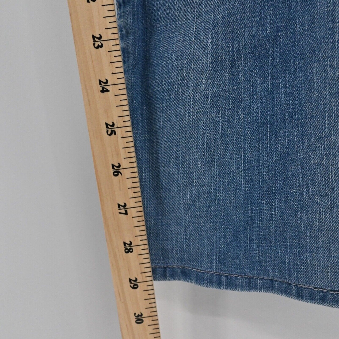 7 FOR ALL MANKIND Jeans Mens Size 31x29 Button Fly Straight Medium Wash Mid Rise