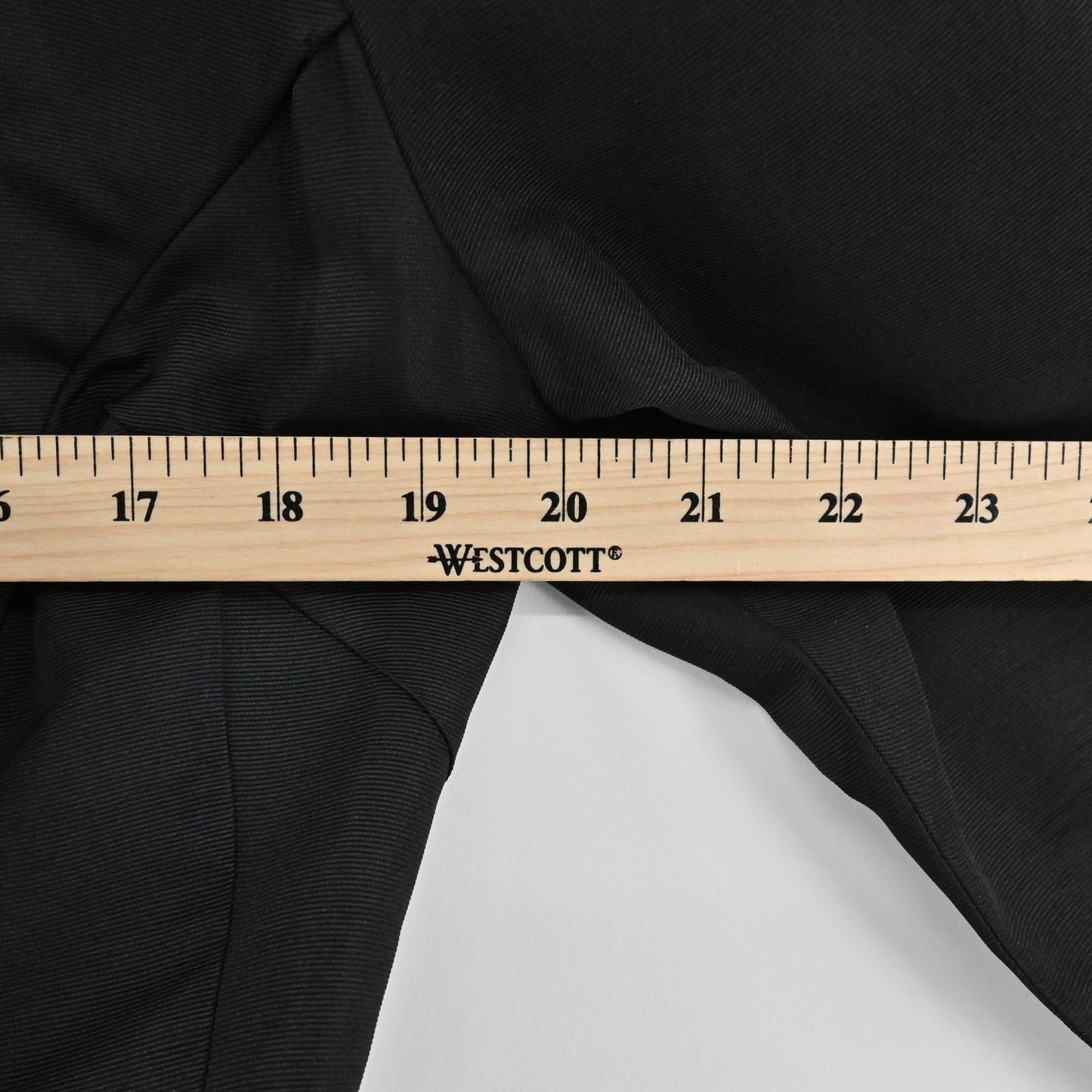 True Vintage 60s Black Skirt Suit Set Size S Blazer Pencil Secretary Movie Prop