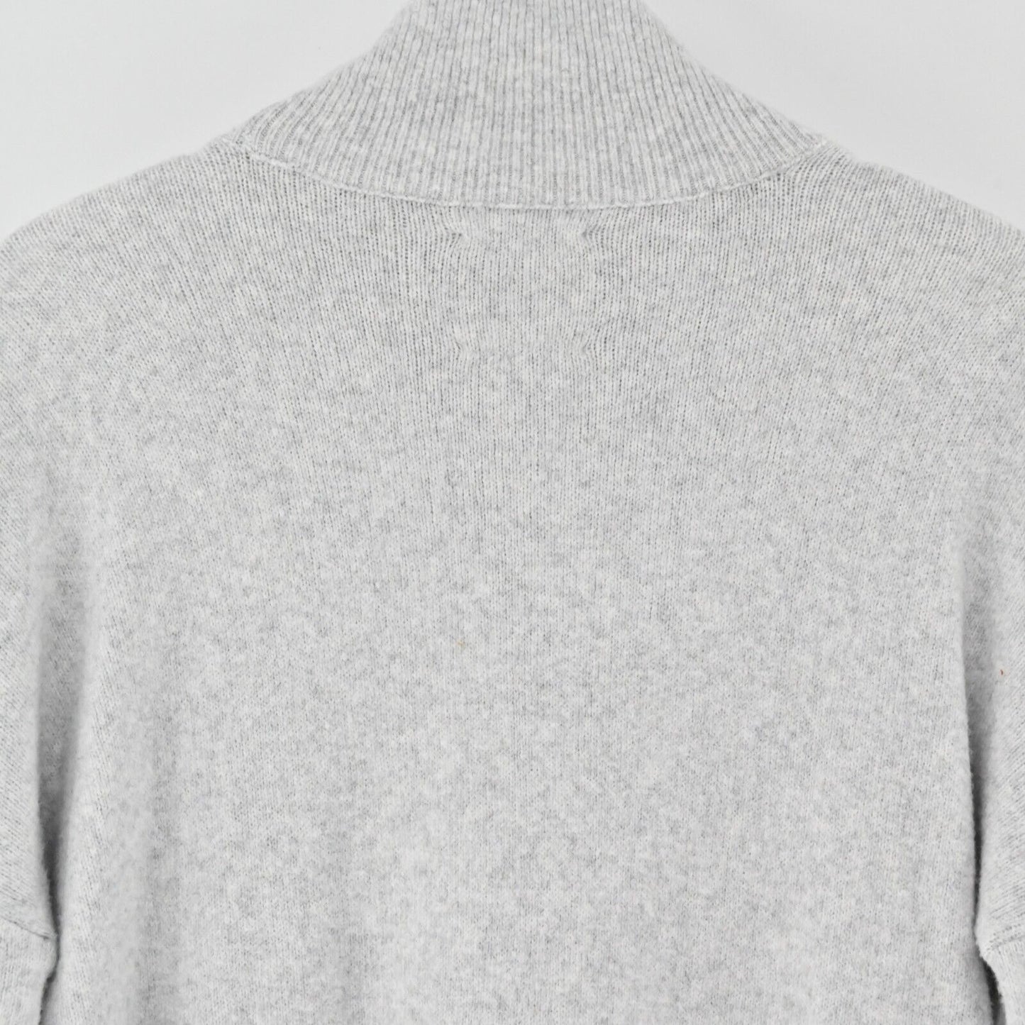 ABERCROMBIE FITCH Sweater Womens XS Grey Classic Mock Neck Knit Cozy Capsule