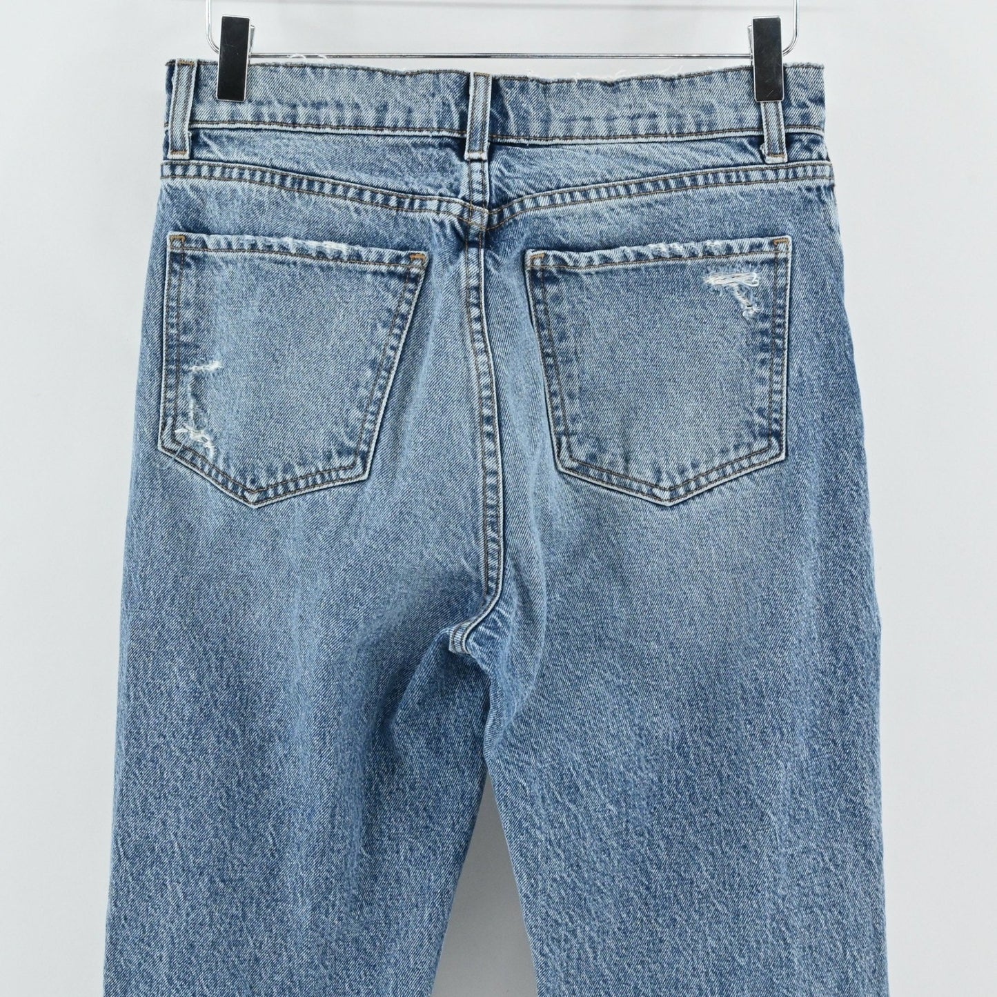 REVICE Womens Button Fly Jeans Size 29 Distressed Denim Festival High Rise Retro