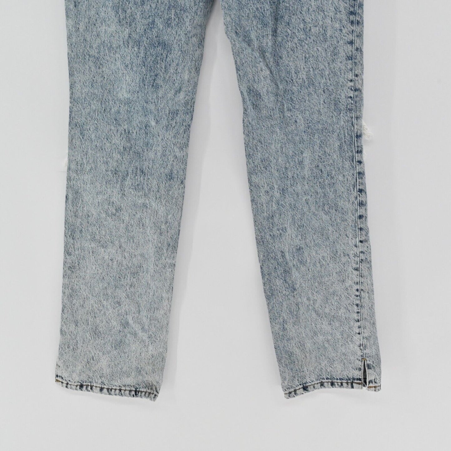 FREE PEOPLE Jeans Womens Size 26 My Own Lace Distressed Acid Wash We The Free