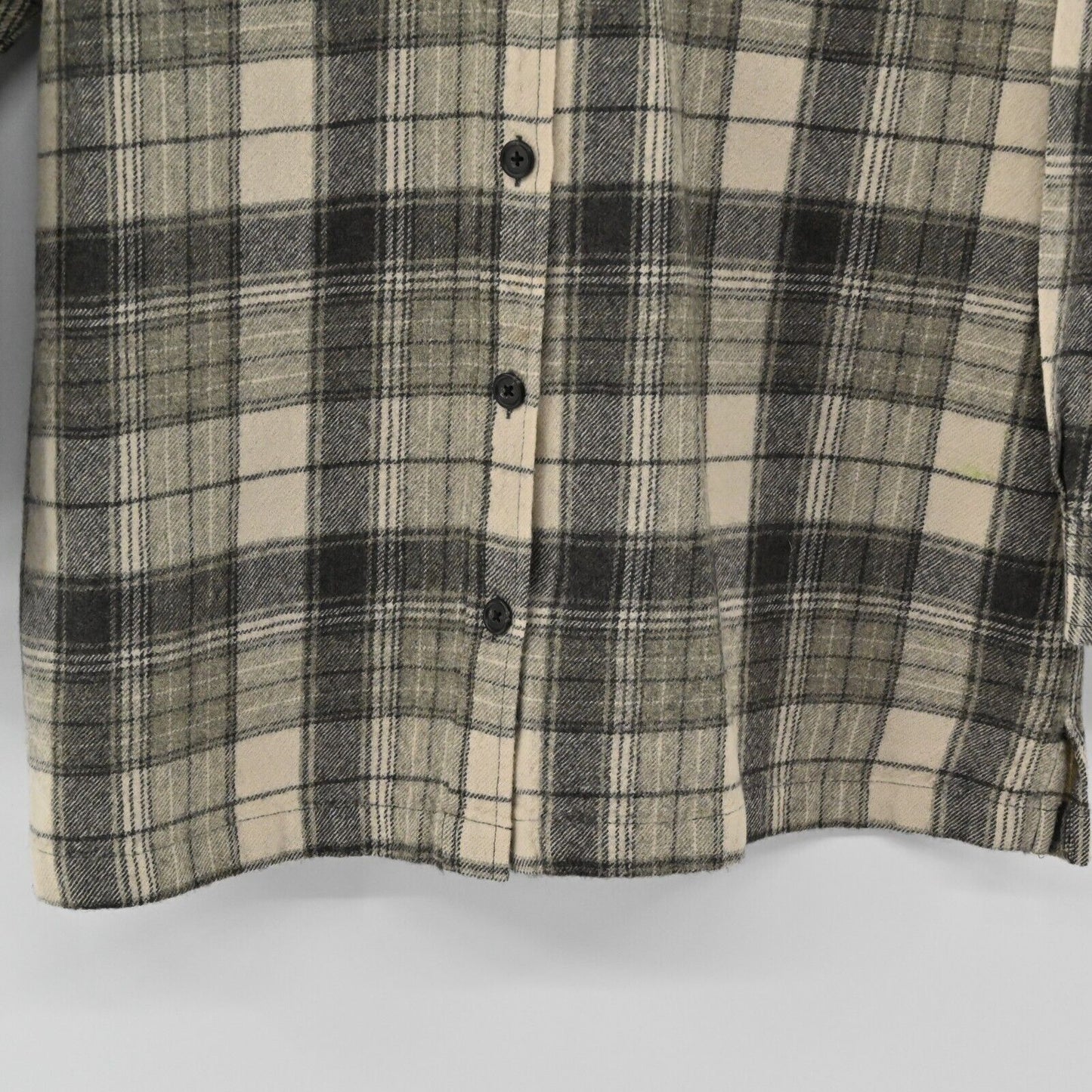 LAUREN RALPH LAUREN Shirt Mens Size M Long Sleeve Plaid Wool Button Up Pocket