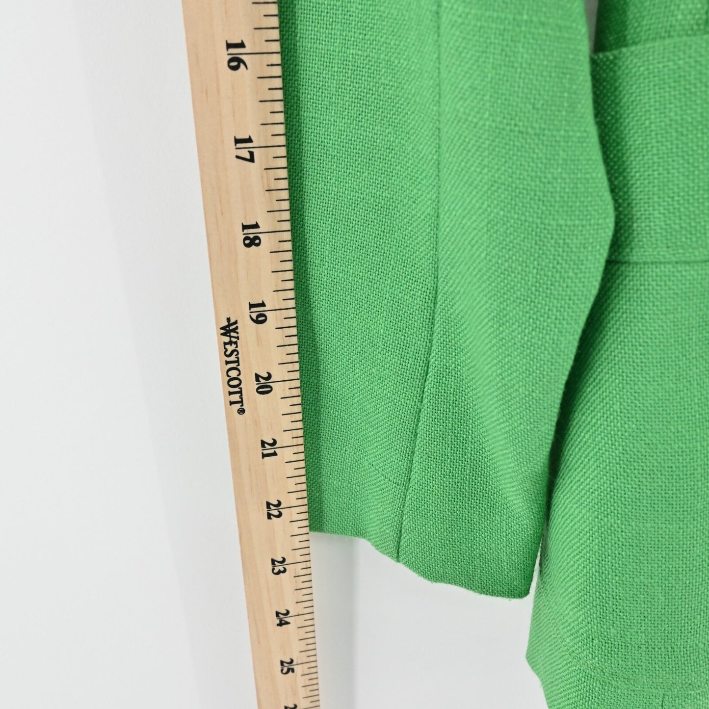 Vtg EVAN PICONE Blazer Womens Size 6 Green Single Breasted Front Pocket Jacket