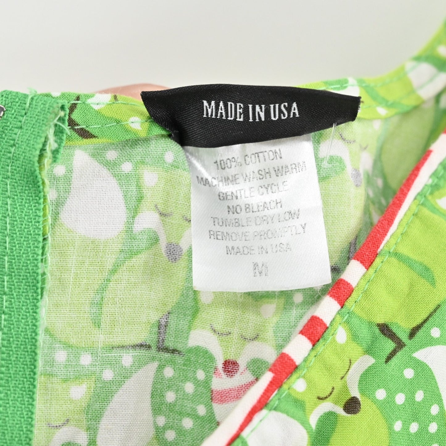 RETROLICIOUS Mandy Foxy Lady Dress Green Fox Christmas RETRO Pinup Size Small M