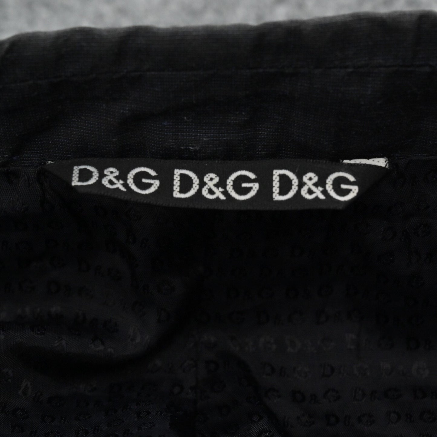 Vtg DOLCE GABBANA Mens Blazer Size 40 Heather Navy Blue Cotton Office Career 00s