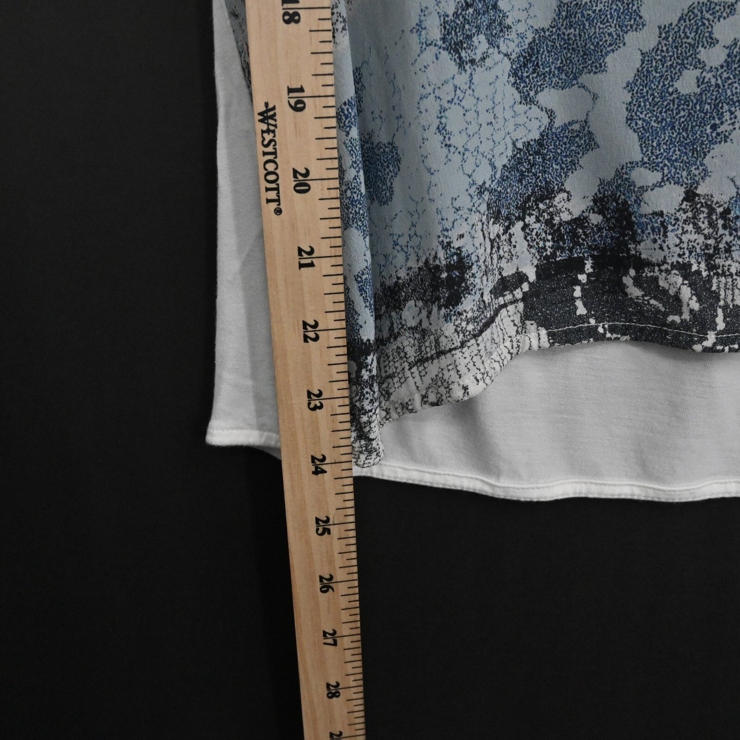 REISS Womens Top Size M Tash Print Sleeveless Silk Jersey Combo Tank Blouse