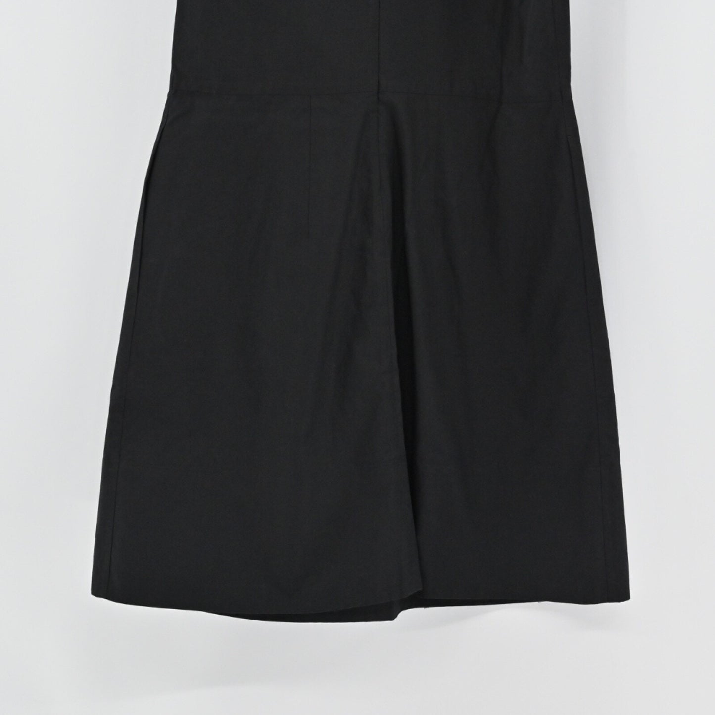 EVERLANE Black Dress Size XS Pleated Mini Sleeveless Cotton Retro Capsule Office