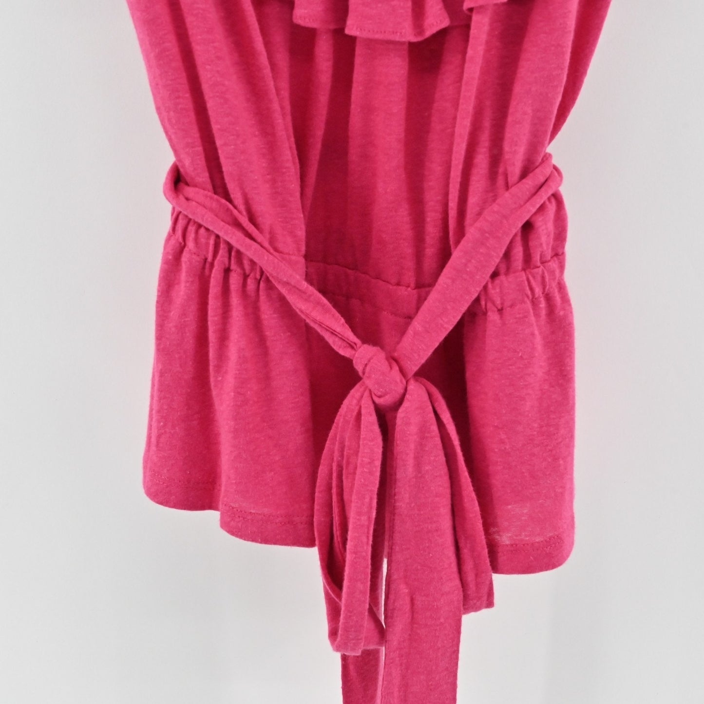 Ralph Lauren Womens Jersey Off Shoulder Pink Top Size XL Ruffle LRL Blouse NEW