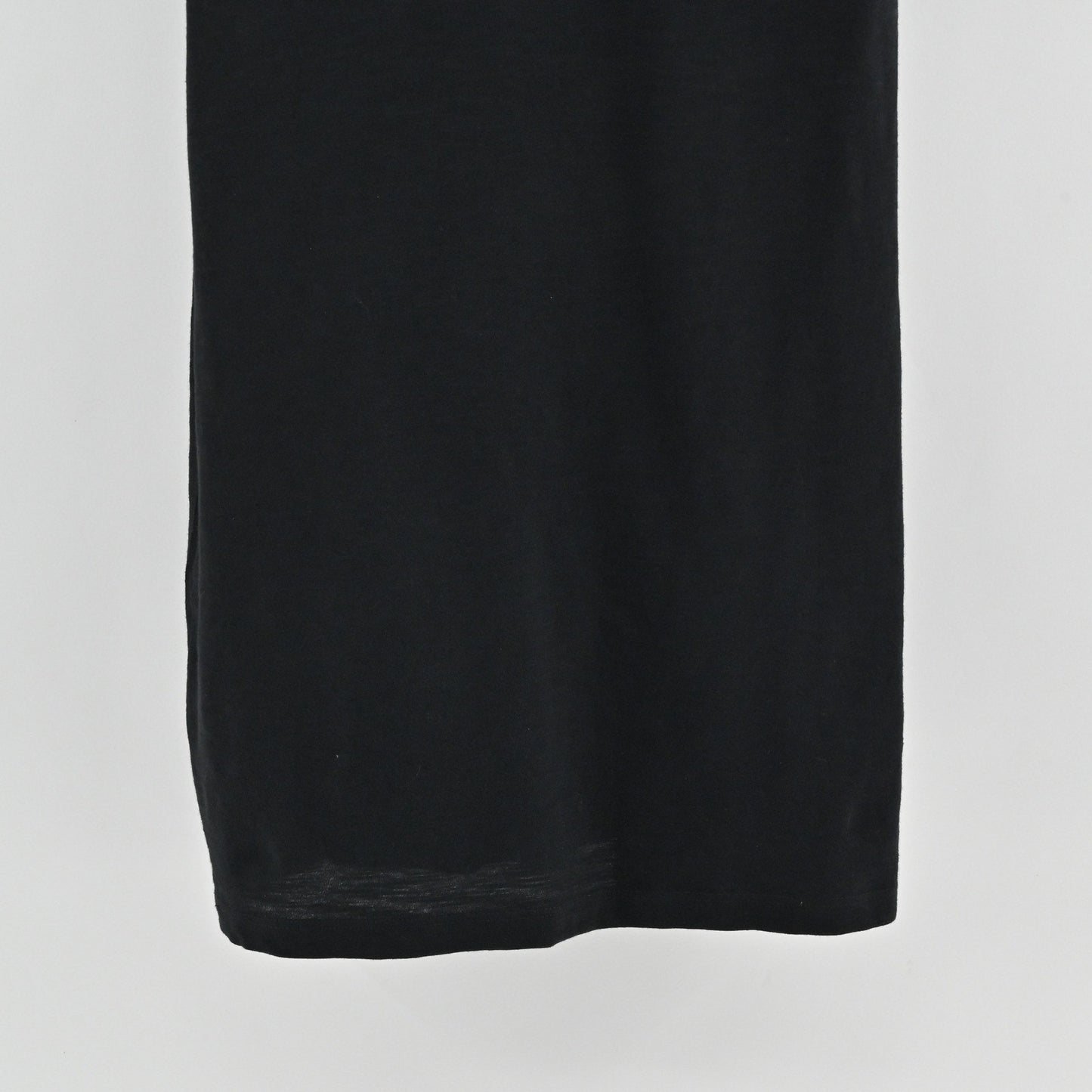 Theory Continuous Tee Dress Size 0 Black Sea Slub Minimalist Cotton Knit Modern