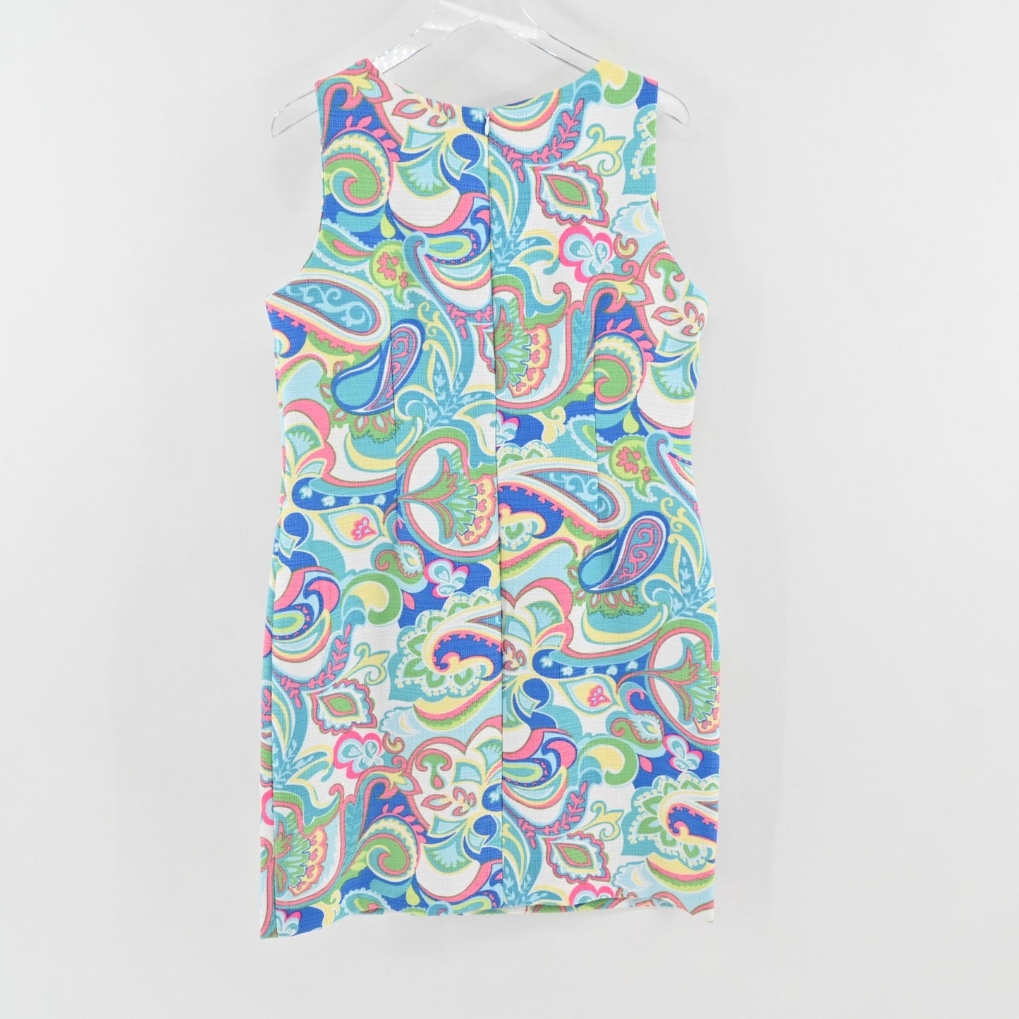 RN Studio Shift Dress Size 14 Ronni Nicole Colorful Paisley Print Sleeveless