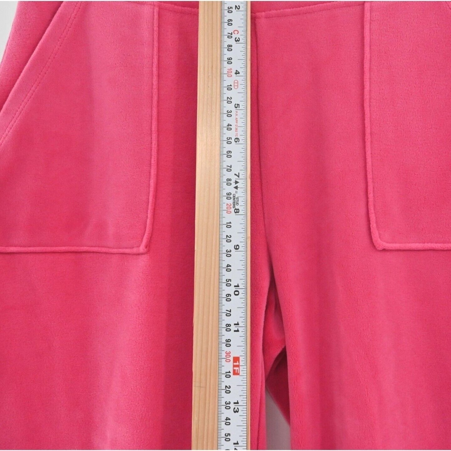 JUICY COUTURE Womens Velour Track Pants Size S Hot Pink Sweatpants Retro Y2K