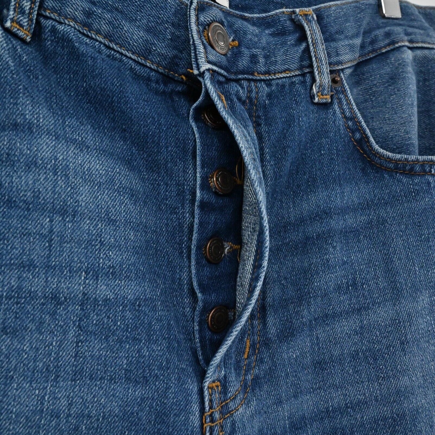 ZARA Jeans Womens Size 8 Wide Leg High Waisted Classic Blue Denim Casual Baggy