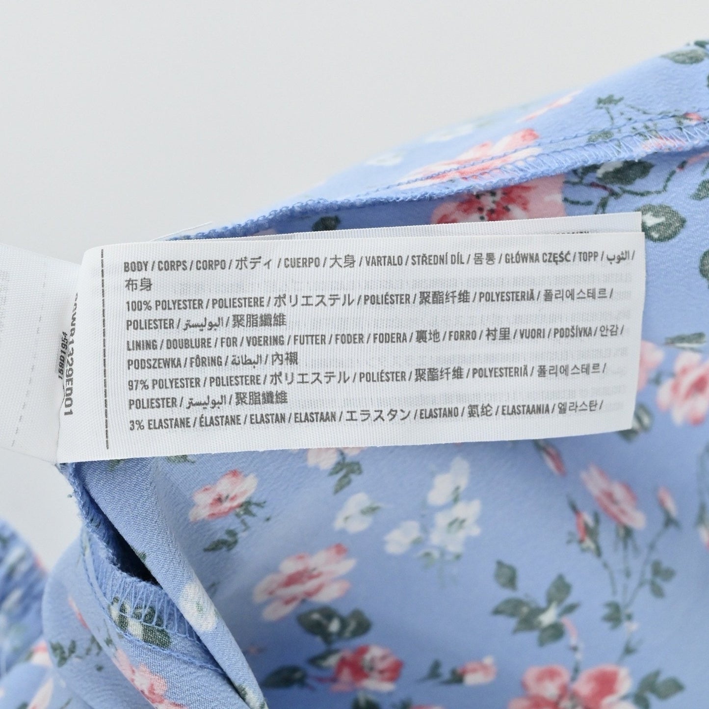 Abercrombie Fitch Ditzy Floral Mini Dress Size M Romantic Girly Blue Square Neck