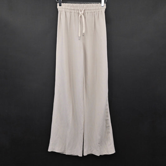 BARBARA ALVISI Womens Wide Leg Pants Size XS Linen Drawstring Minimalist Italy