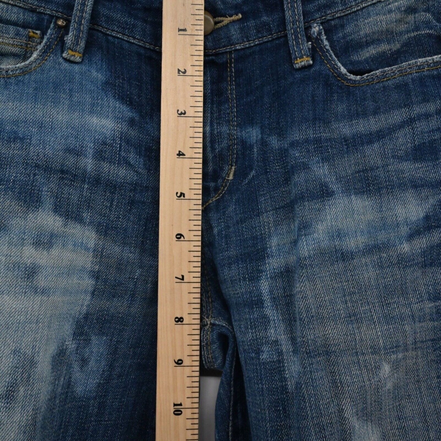 JOES JEANS Jeans Womens Size 26 Dark Bleach Wash Bootcut Low Rise Stretch Grunge