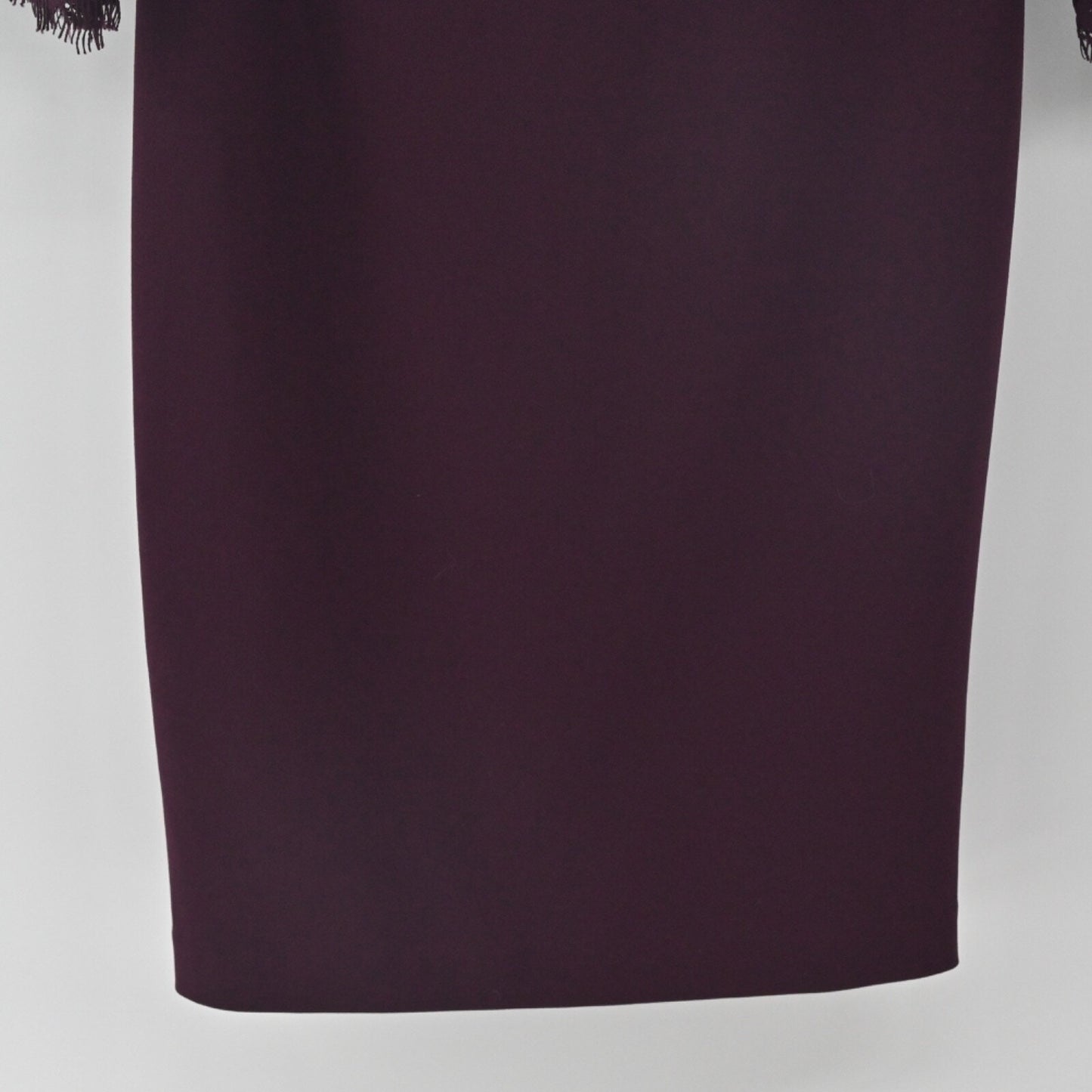 Calvin Klein Burgundy Sheath Dress Size 4 Lace Bell Sleeve Sheath Moody Romantic