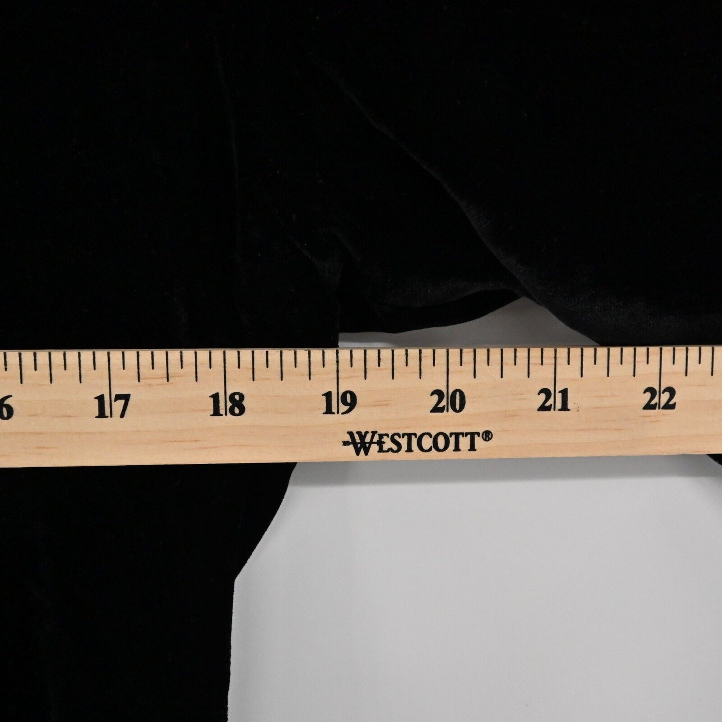 Vtg GUY LAROCHE Dress Womens Size M Long Sleeve Black Velvet Button Front VNeck