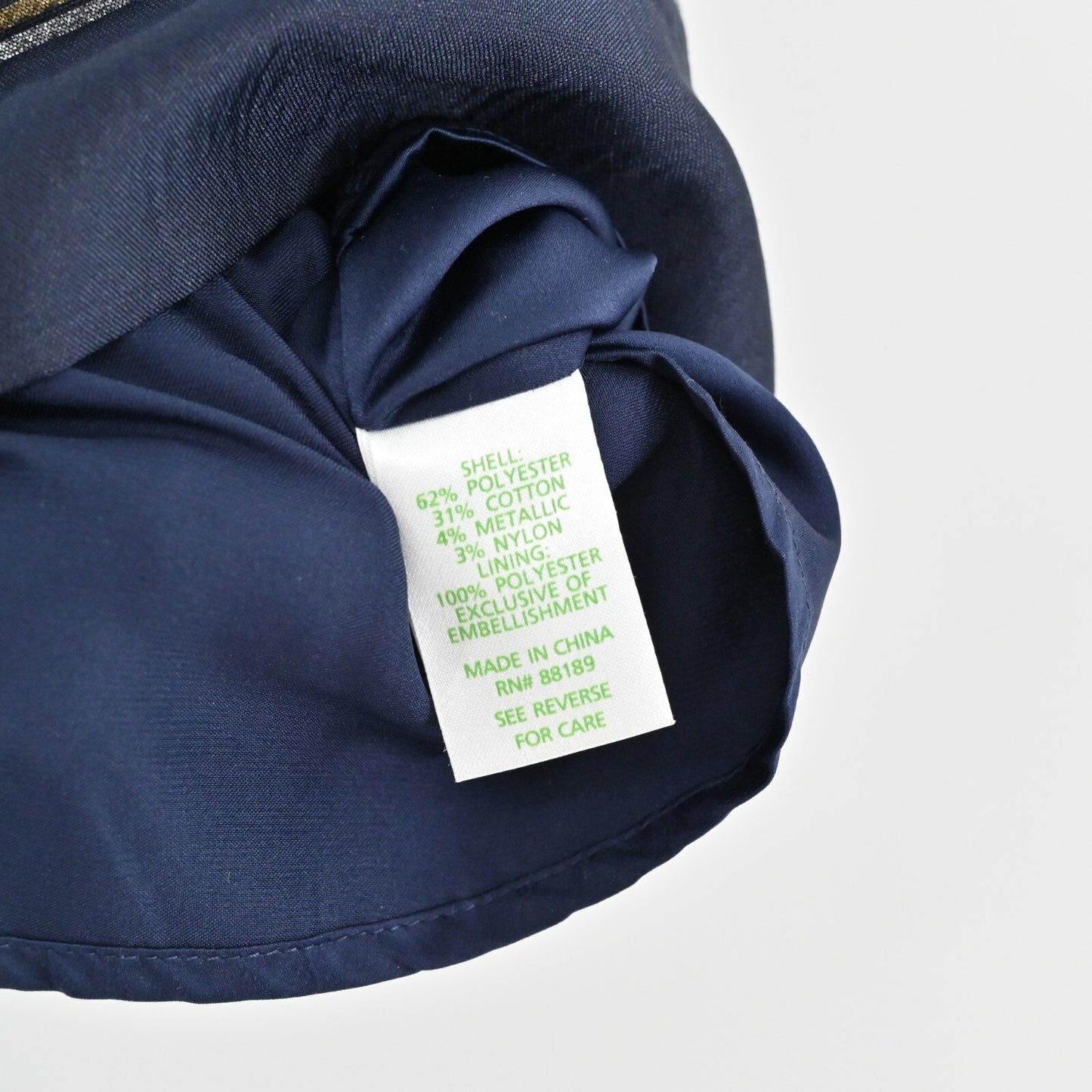 LILLY PULITZER Sami Dress Sz 10 Ryan Navy Metallic Stripe Embellished Strapless