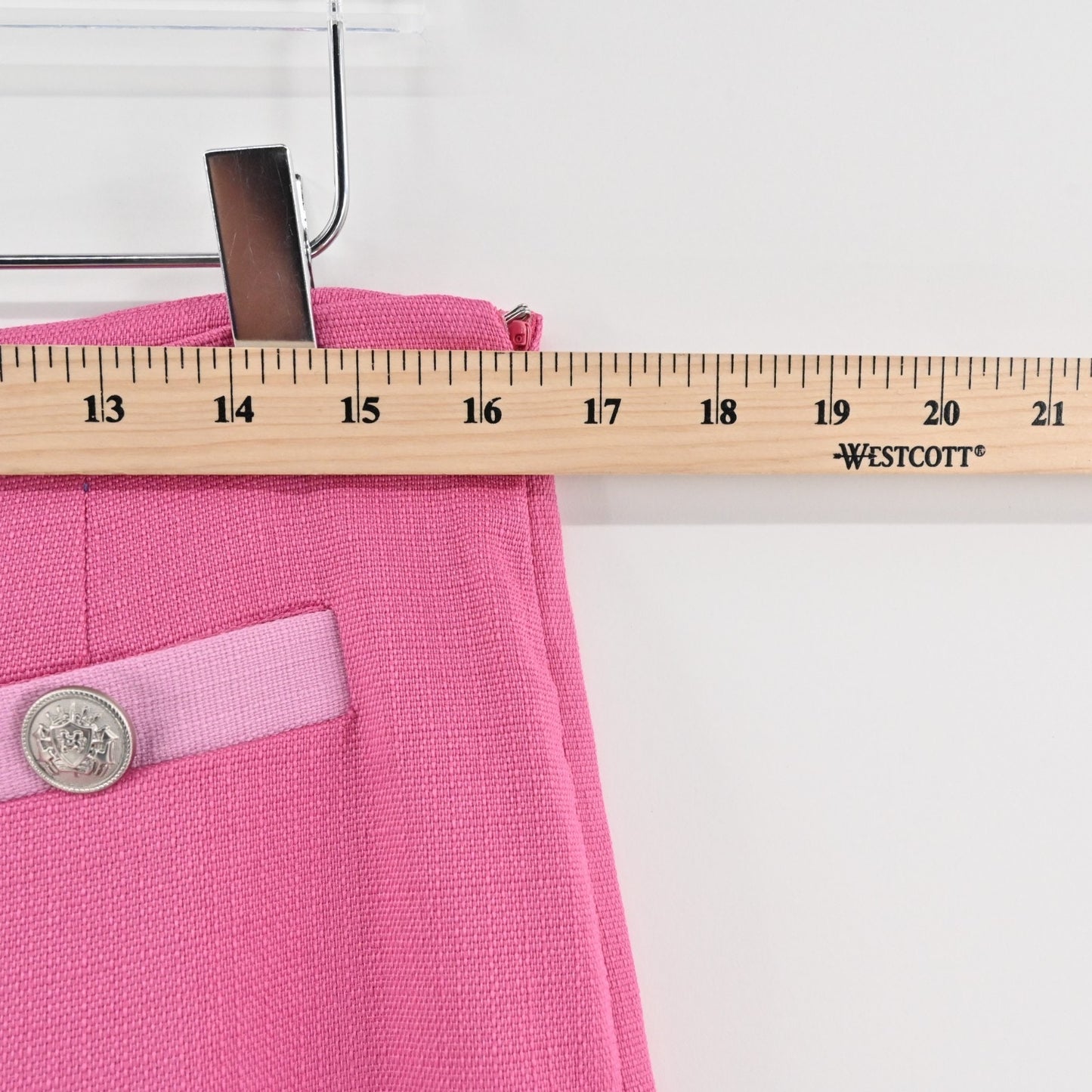 Lillys Kloset Womens Pink Wide Leg Pant Set Size L Shirred Collar Barbiecore New
