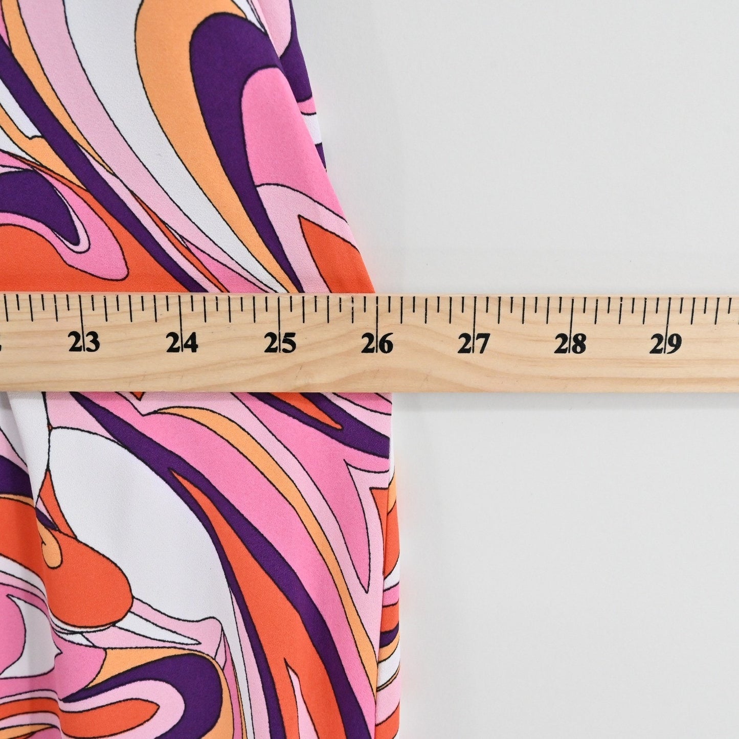 Express Halter Maxi Dress Size M Groovy Dopamine Funky Pink Orange Purple Swirl