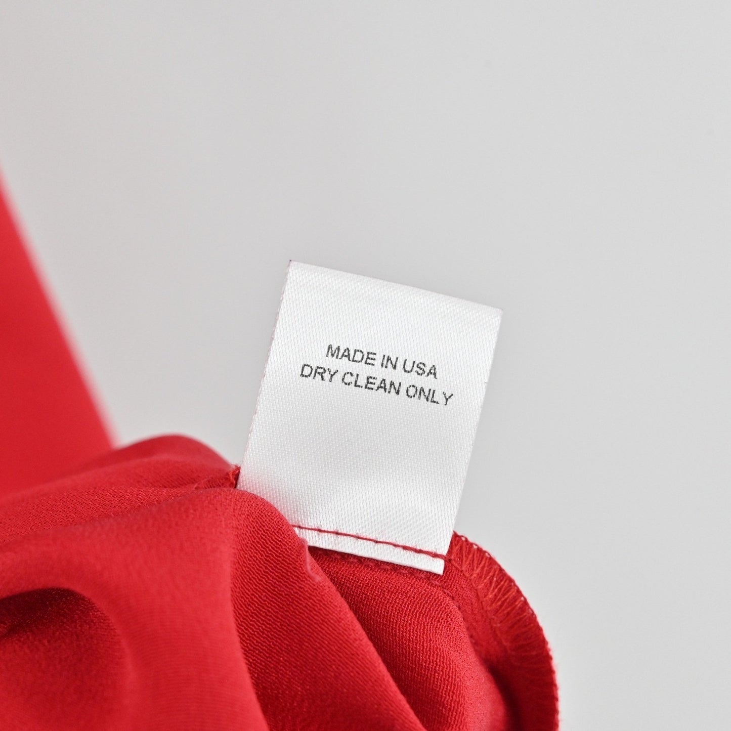 Mason Silk Shirt Dress Sz 4 Red Puff Sleeve Button Front Tie Belt Retro 50s USA