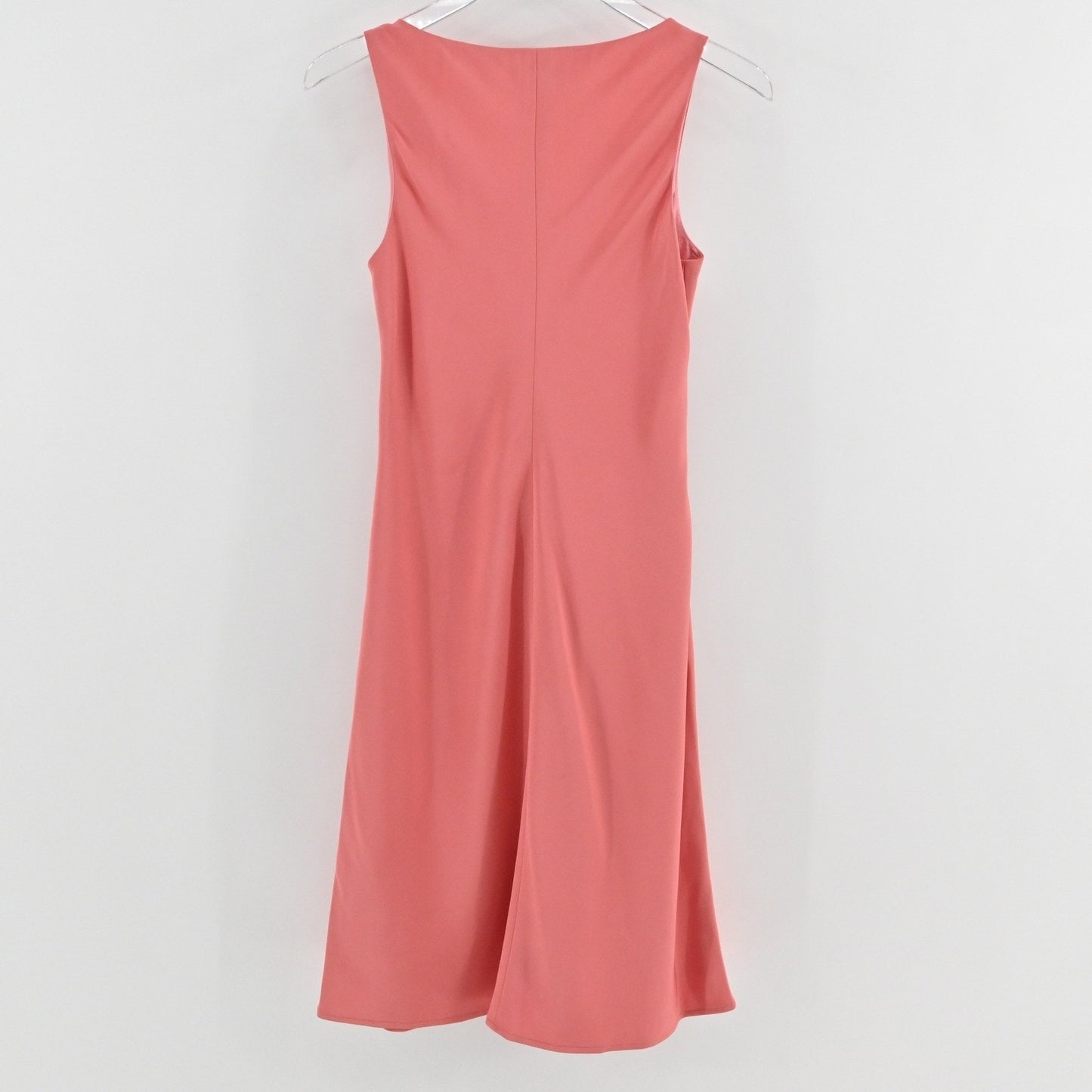 Vtg Ann Taylor Silk Slip Dress Sz 6 Petite Coral Pink Romantic Sleeveless Lined