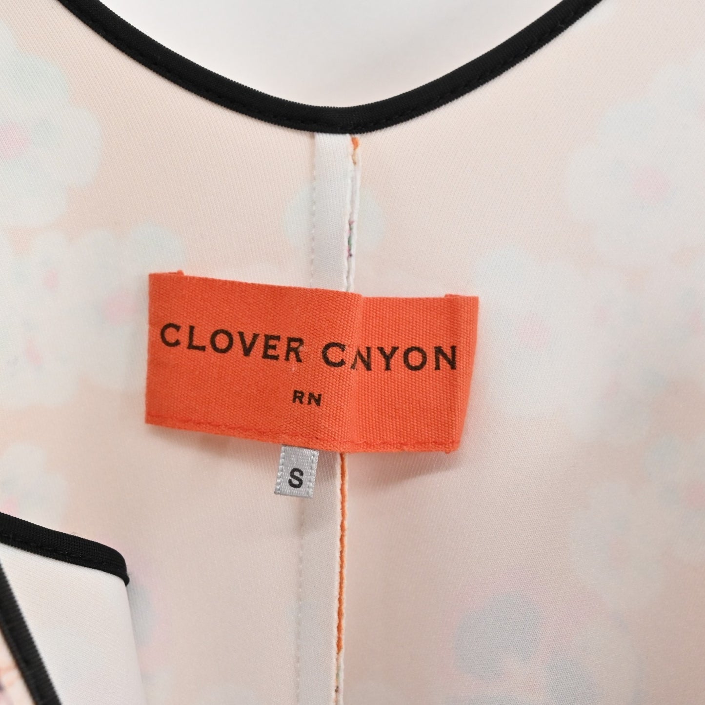 Clover Canyon Prism Orchid Neoprenen Scuba Dress Sz S Bodycon Sleeveless Stretch