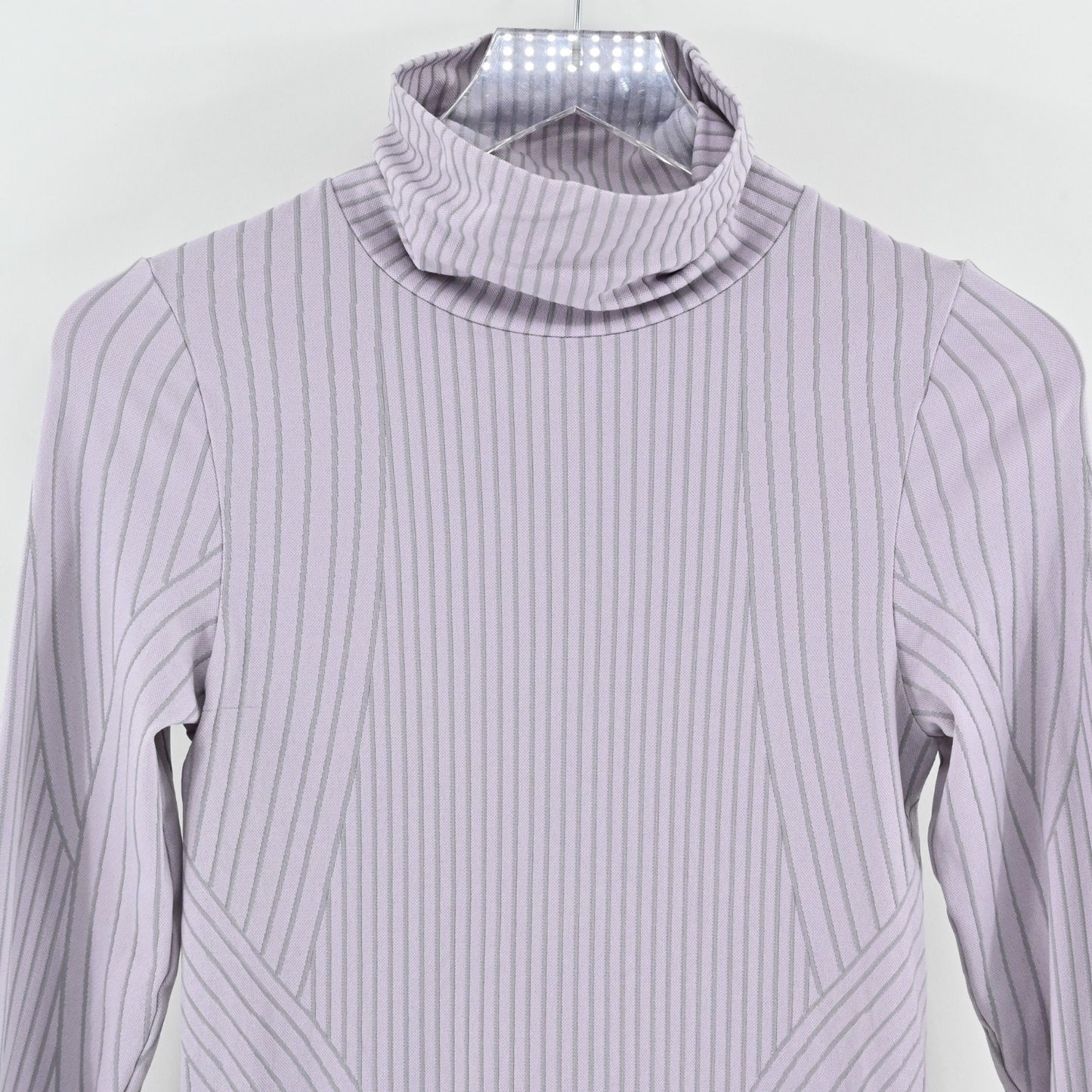 Athleta Flurry Endeavour Rib Turtleneck Top Size XS Purple Warm Long Sleeve Ski