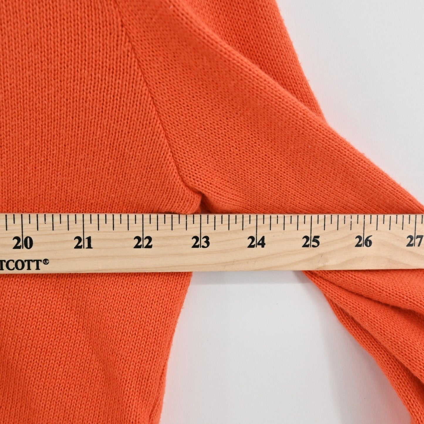 Vtg Laurel by Escada Womens Embroidered Cardigan Size 38 Orange Cotton Halloween